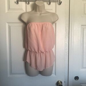 Vivace Tube Top Peach Size Medium